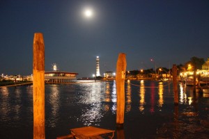Der Fischerhafen beim Leuchtturm von Jesolo