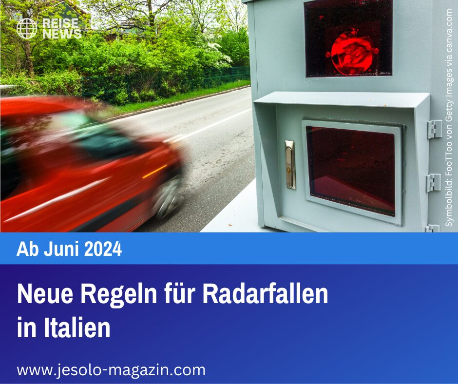 Neue Regeln für Radarfallen in Italien