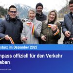 Plöckenpass offiziell für den Verkehr freigegeben