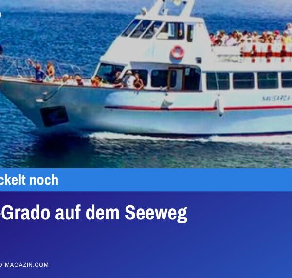Triest-Grado auf dem Seeweg