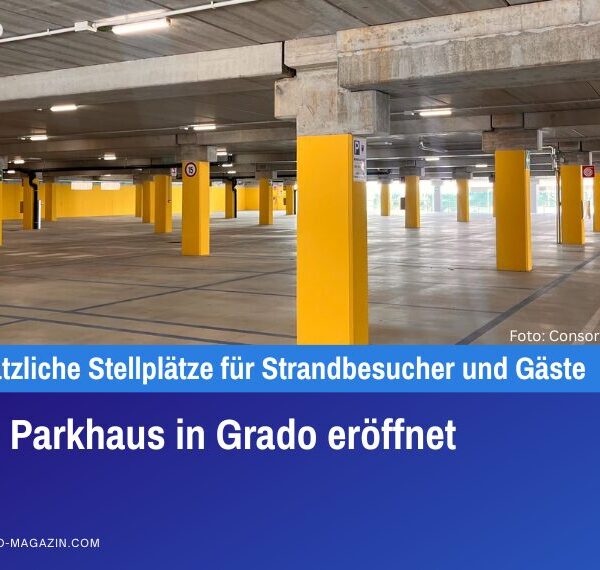 Neues Parkhaus in Grado eröffnet