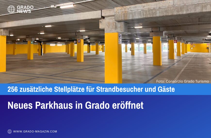 Neues Parkhaus in Grado eröffnet