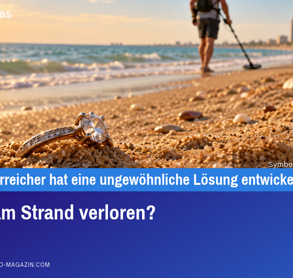 Ring am Strand verloren